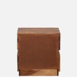 Pelix Natural Finish Solid Wood Bedside Cabinet - Image 2
