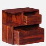 Kavento Wooden Bedside Cabinet - Image 6