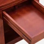 Cerno Solid Wood Bedside Table in Warm Birch Natural Finish - Image 8
