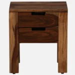 Wolde Acacia Wood Bedside Table in Pale Dusk Natural Finish - Image 7