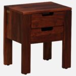 Orlan Solid Wood Nightstand in Ashwood Mist Finish with Open Shelf - Image 7