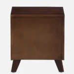Pruven Sheesham Wood Bedside Table in Storm Grey Wood Finish - Image 7