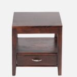 Grevyn Sheesham Wood Bedside Table in Copper Fern Natural Finish - Image 2