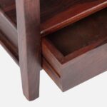 Grevyn Sheesham Wood Bedside Table in Copper Fern Natural Finish - Image 3
