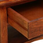 Skoven Mango Wood Nightstand in Mocha Stone Finish - Image 3