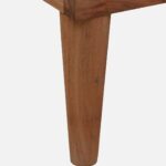 Sovren Solid Wood Bedside Table in Warm Clay Natural Finish - Image 4
