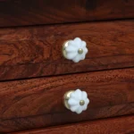 Lurven Sheesham Wood Bedside Table in Smoked Almond Natural Finish - Image 2