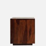 Zovren Solid Wood Bedside Table in Dusty Ember Natural Finish - Image 3