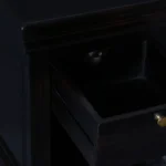 Veldorn Solid Wood Bedside Table in Pale Moss Finish - Image 3