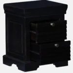 Veldorn Solid Wood Bedside Table in Pale Moss Finish - Image 6