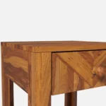 Frevyn Mango Wood Bedside Table in Dusty Hazel Finish - Image 5
