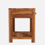 Frevyn Mango Wood Bedside Table in Dusty Hazel Finish - Image 6