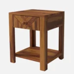 Frevyn Mango Wood Bedside Table in Dusty Hazel Finish - Image 8