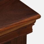 Wrevolk Solid Wood Nightstand in Golden Fawn Finish with Open Shelf4 - Image 2