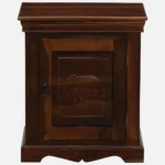 Wrevolk Solid Wood Nightstand in Golden Fawn Finish with Open Shelf4 - Image 7