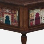 Kustin Wooden Bedside Table with Drawer & Open Shelf - Image 2