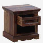 CapleEdge Wooden Bedside Table in Natural Finish - Image 4