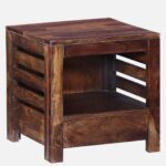 Lenith Premium Sheesham Wood Bedside Cabinet - Image 7