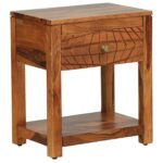 Prestova Luxury Wooden Bedside Cabinet - Image 2