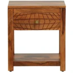 Prestova Luxury Wooden Bedside Cabinet - Image 6