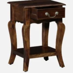 Kunaro Solid Sheesham Wood Bedside Table - Image 4