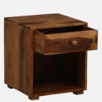 Neltrico Premium Wooden Nightstand with Storage - Image 3