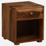 Neltrico Premium Wooden Nightstand with Storage - Image 4