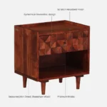 Ovorlin Handcrafted Wooden Side Cabinet - Image 5