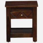 Fuinvera Modern Wooden Bedside Table - Image 4