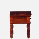 Dlverra Minimal Wooden Side Table for Bedroom - Image 3