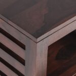 Benvique Elegant Wooden Bedroom Side Table - Image 4