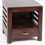 Benvique Elegant Wooden Bedroom Side Table - Image 7