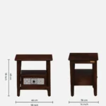 Ferovik Handcrafted Sheesham Wood Nightstand - Image 6
