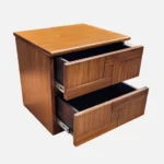 Mltrique Premium Sheesham Wood Nightstand with Storage Drawer - Image 2