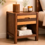 Ravique Modern Wooden Bedside Table for Stylish Interiors