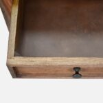 Sivaroa Luxury Solid Wood Bedside Cabinet in Teak Finish - Image 4