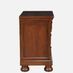 Ulmorin Contemporary Wooden Bedside Table with Open Shelf - Image 5