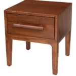 Mlvarnox Modern Wooden Side Table with Spacious Storage Drawer - Image 2