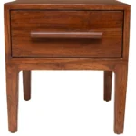 Mlvarnox Modern Wooden Side Table with Spacious Storage Drawer - Image 4