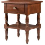Mrvento Luxury Sheesham Wood Bedside Table with Storage Drawer - Image 3