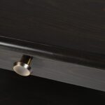 Corzavia Solid Sheesham Wood Nightstand in Walnut Finish - Image 2