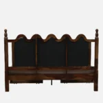 Morlenza Elegant Wooden Platform Bed in Honey Oak Finish - Image 8