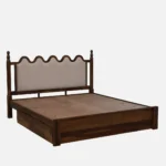 Morlenza Elegant Wooden Platform Bed in Honey Oak Finish - Image 9