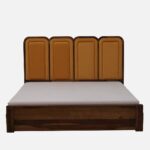 Nraftello Handmade Sheesham Wood Bedroom Bed for Modern Homes - Image 9