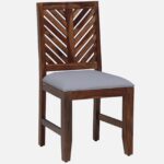 Korvyn Rustic Solid Sheesham Wood Dining Set for 8 People - Image 4