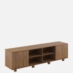 Ridgewood Acacia Wood TV Unit in Water Resistant Antique Walnut Finish - Image 6