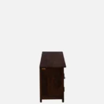 Ashford Sheesham Wood Media Console in Scratch Resistant Honey Oak Finish - Image 4
