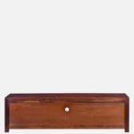 Ashford Sheesham Wood Media Console in Scratch Resistant Honey Oak Finish - Image 7
