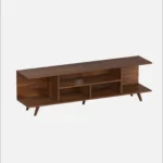 Brentwood Rubberwood TV Stand in Fade Resistant Natural Wenge Finish - Image 5
