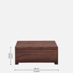 Acacia Live Edge Slab Coffee Table with Iron Hairpin Legs - Image 2